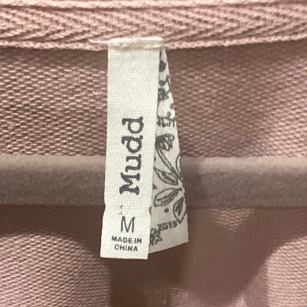 Mudd Pink Light Weight Pullover with Lace up Details  Size M. NWOT - Picture 6 of 6